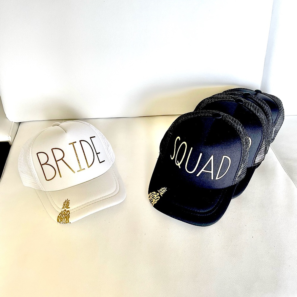 Bachelorette Party Baseball Trucker Hats - New, Never Worn